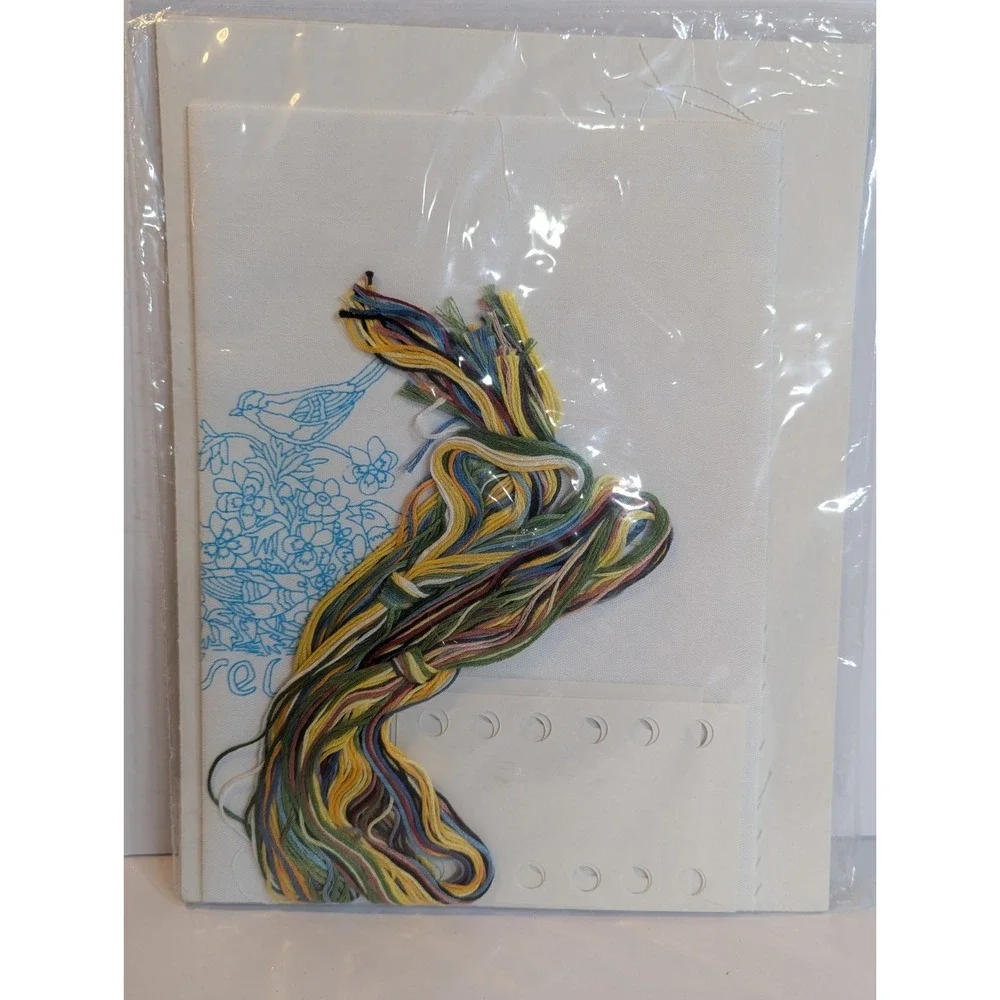 JANLYNN EMBROIDERY PATTERN #04-750 BUTTERCUP BIRDS WELCOME‎